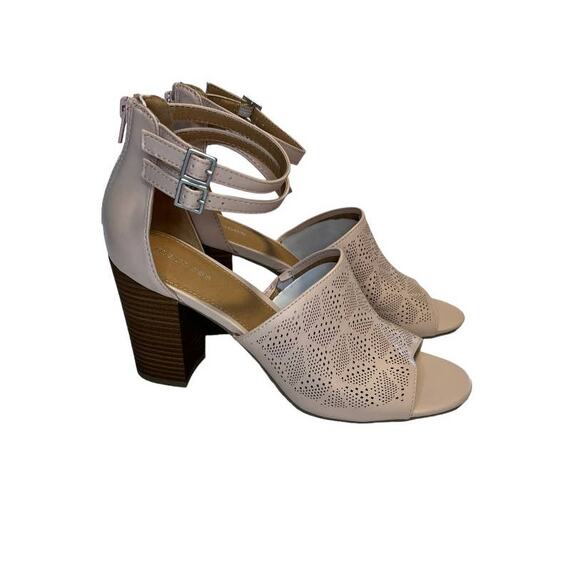 Maurices, Open Toe Strap Sandal, Chunky Heel, Pink, 11 NWOT - Picture 5 of 11